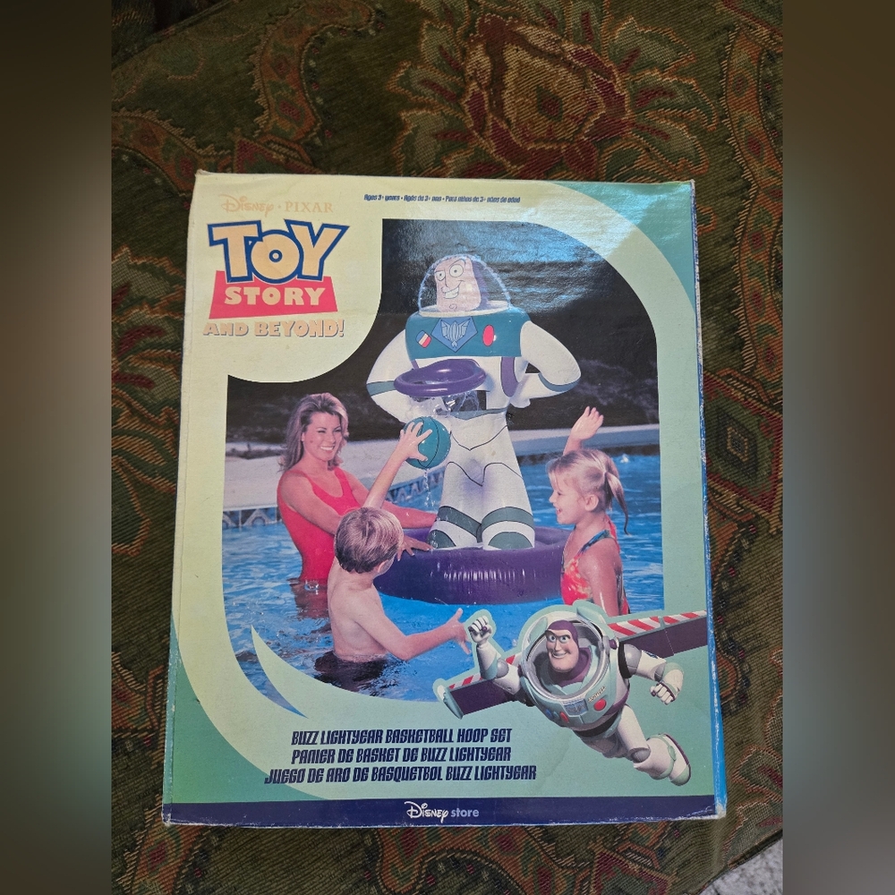 Vintage 90s Buzz Light Year Pool Toy